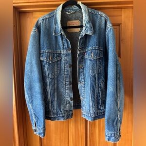 Vintage 90s Levi's Original Riveted Label Patch. Size 48